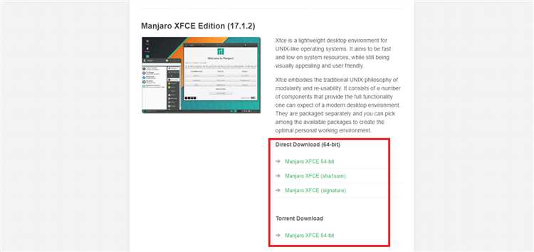 Скачать Manjaro Linux через торрент KDE Plasma XFCE - самые популярные дистрибутивы